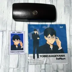 Zoff ハイキュー 孤爪研磨 コラボ メガネ 眼鏡 未使用品 メガネクロス