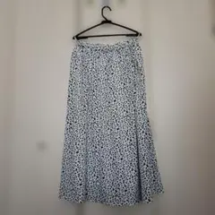 ヒョウ柄 フレアロングスカート