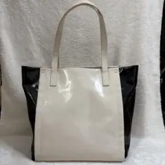 【アニエスベー トートバッグ】エナメル ビジネス