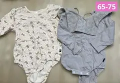 【値下げ】フタフタ テータテート 冬用 厚手ロンパース70 まとめ売り 女の子