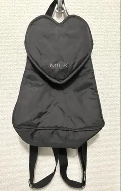 MILK ナイロンリュック ハート ブラック 黒のサムネイル