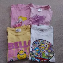 140cm　キャラクター　Tシャツ　半袖　まとめ売り（4枚）