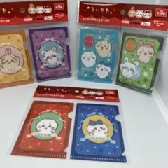 セリア　ちいかわ　ミニクリアフォルダー　全3種　6枚セットのサムネイル