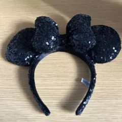 黒いミッキー耳カチューシャ