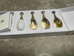 【新品未使用品】Dior 香水(4本)ギフトボックス バースデーギフトジャドール