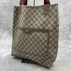 GUCCI グッチ　トートバッグ　オールドグッチ　ヴィンテージ　GG柄 PVC