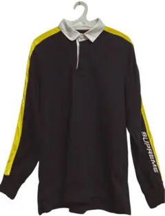 Supreme ブラック ラガーシャツ ラガーシャツ