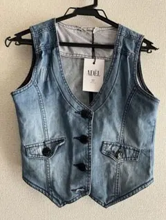 デニムベスト - 古着