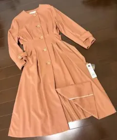 新品未使用品 ラグナムーン ウエストタックフレアーコート ワンピース