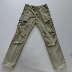 INCOTEX カーゴパンツ カーキ系