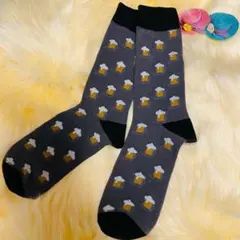 復活！靴下　ビールメンズソックス　プレゼントやお揃いでも！お酒好き