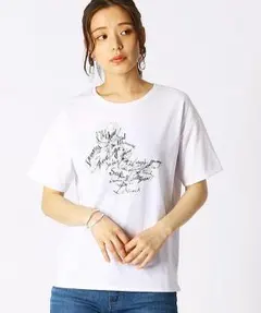タグ付*新品*COMME CA ISM グラフィカル Tシャツ
