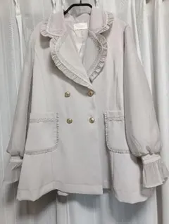 couture BY ROJITA ラメシャギーコート アイボリー - メルカリ