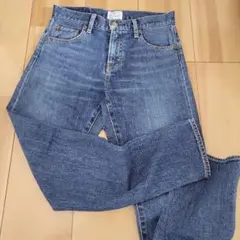 Ungrid ストレートデニム ブルー　アングリッド　ストレッチ　ジーパン