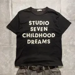 Y2K 00s archive 短丈グラフィック英字プリントTシャツ c-boy