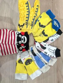 鉄下　電車　キッズ靴下　鉄道