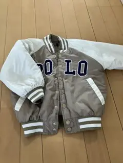 POLO ジャケット 100サイズ ベージュ/ホワイト