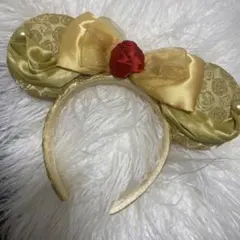 ミッキーマウス風 ゴールドカチューシャ