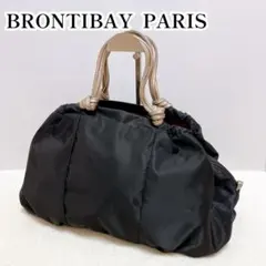 ブロンティベイパリス トートバッグ ナイロン 黒 BRONTIBAYPARISのサムネイル