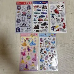 ダイソー ディズニー シール 5枚セットのサムネイル
