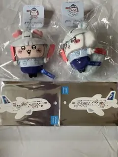 치이카와 ANA マスコット 모모가 & 헌책방 ステッカー 右左 4点セット