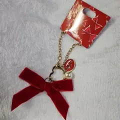 リボンチャーム　バッグチャーム　ミニー　ディズニーストア