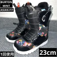1回使用 23cm 希少 花柄 BURTON MINT AF レースブーツ