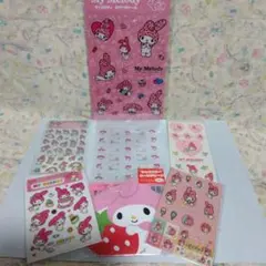 未使用　平成レトロ　My Melody シールセット かわいい　7シートセット