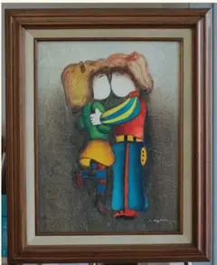 多々見靖夫 油絵 32cm×39cm(額の大きさ) - メルカリ