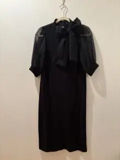 2.9万円！②タグ付きヤマダヤFENNELロングワンピース　ブラック 2.9万円！②タグ付きヤマダヤFENNELロングワンピース ブラック