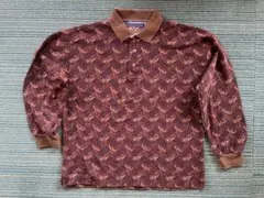 ビンテージ ラルフローレン MADE IN USA 総柄 レア ポロシャツ
