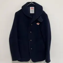 DANTON ネイビー ウールショールカラージャケット 38 メンズ