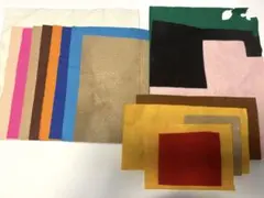 フェルト　まとめ売り　カラフル　切れ端　新品未使用