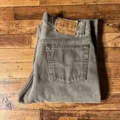80s90s Levi's リーバイス 501 先染め ブラックデニム USA製