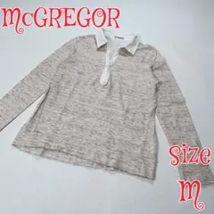 McGREGOR マクレガー 長袖ポロシャツ ナチュラル M
