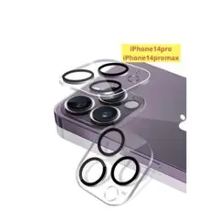 iPhone14Pro 14ProMax カメラフィルム　2枚セット　黒縁