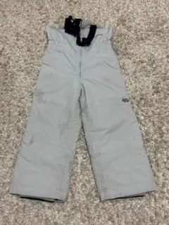 モンベル 子供用スキーウェア グレー ビブパンツ　110サイズ