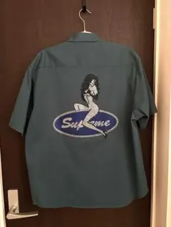 Supreme Rhinestone Pin Up S/S Work Shirtのサムネイル