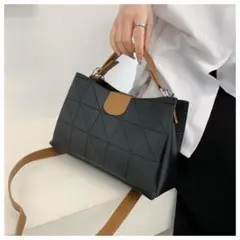 2way バッグ ハンドバッグ＆ショルダーバッグ ブラック