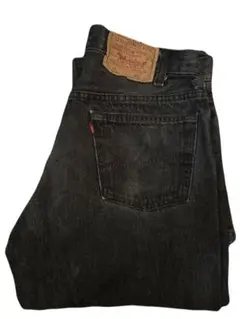 90年代　Levi's 501 USA製 先染めブラックデニム