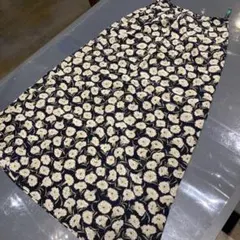 【6603】LAURA ASHLEY ローラアシュレイ 花柄 ロングスカート5号