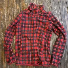 ユニクロ タータンチェック フリース