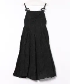 SNIDEL ボレロセットワンピース 黒 1 M パーティー ジャガード 春夏 