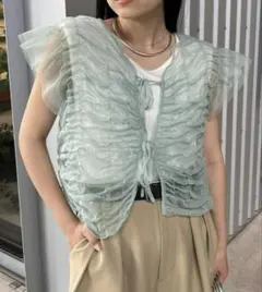 CIAOPANIC TYPY　2WAYシャーリングチュールベスト