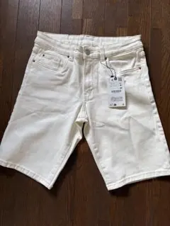 ZARA ホワイト ショートパンツ 13-14