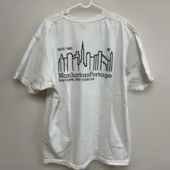 Manhattan Portage ニューヨークスカイラインTシャツ 古着