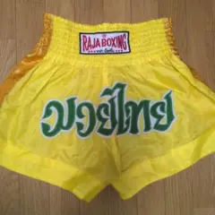 RAJA BOXING ボクシングショーツ 黄色　L(表記無し)