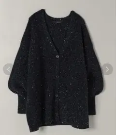 JEANASIS ラメニットカーディガン
