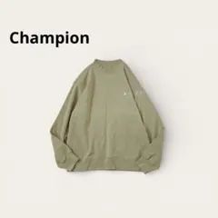 チャンピオン トレーナー スウェット ロゴ刺繍 トップス スポーティー 裏起毛