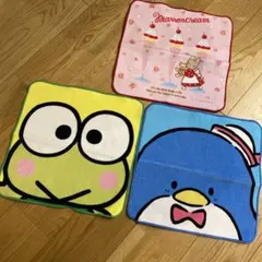 新品　サンリオ　キャラクター　ハンドタオル